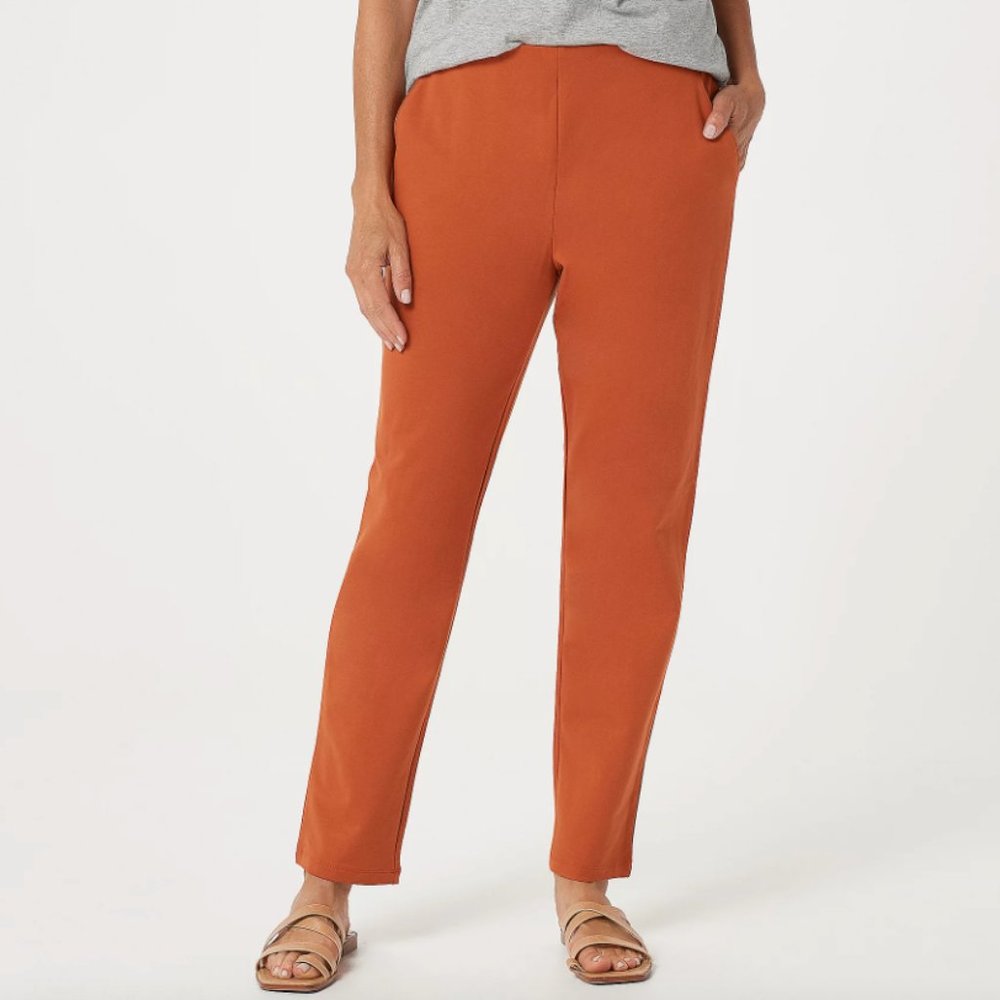 Keep Moving Active Pant Stretch Wide Leg Burnt Orange SZ 2X (16-18) JUST IN!